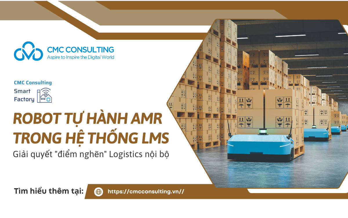 TÍCH HỢP ROBOT TỰ HÀNH AMR TRONG HỆ THỐNG LMS: GIẢI QUYẾT 