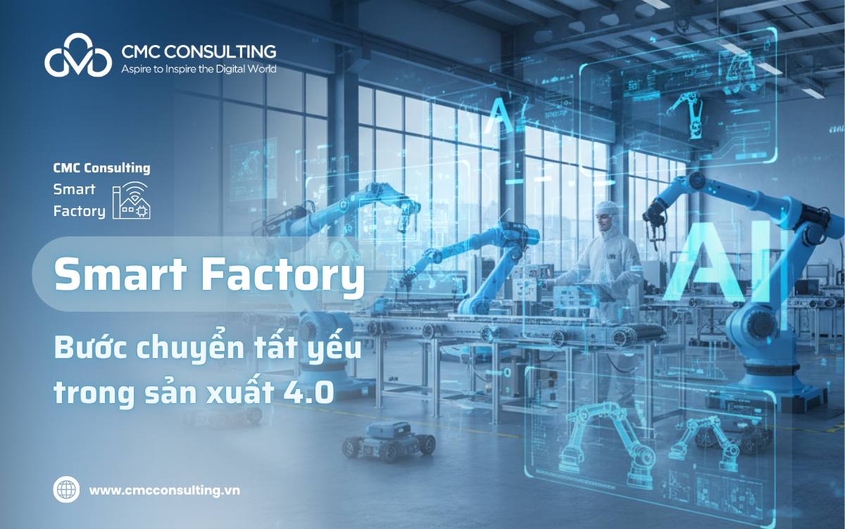 NHÀ MÁY THÔNG MINH (SMART FACTORY)– BƯỚC CHUYỂN TẤT YẾU TRONG SẢN XUẤT 4.0